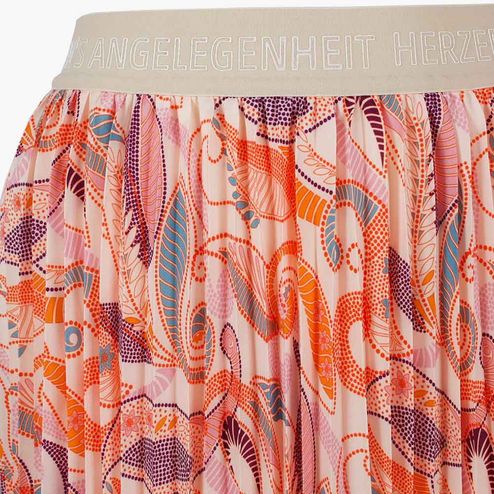 Plisseerock Print | multicolor