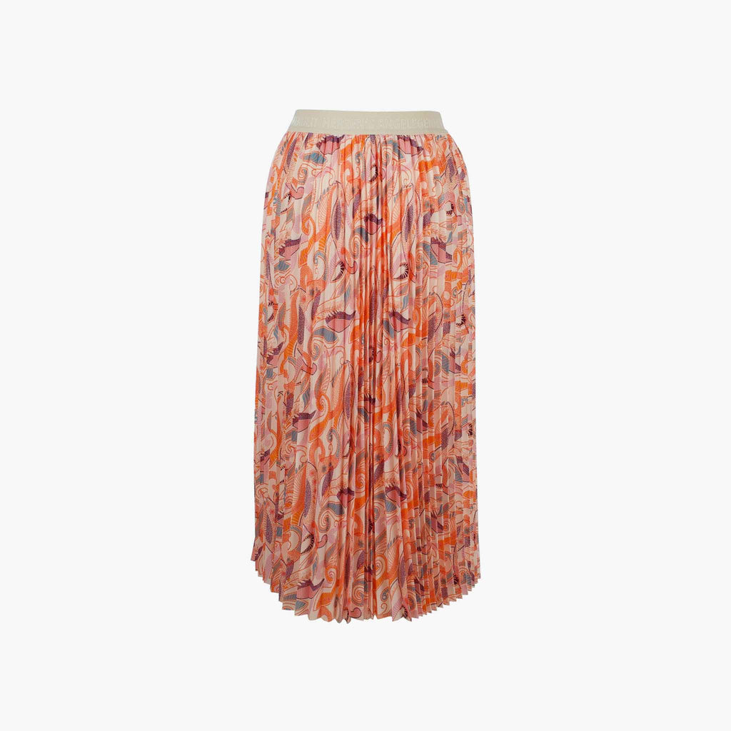 Plisseerock Print | multicolor
