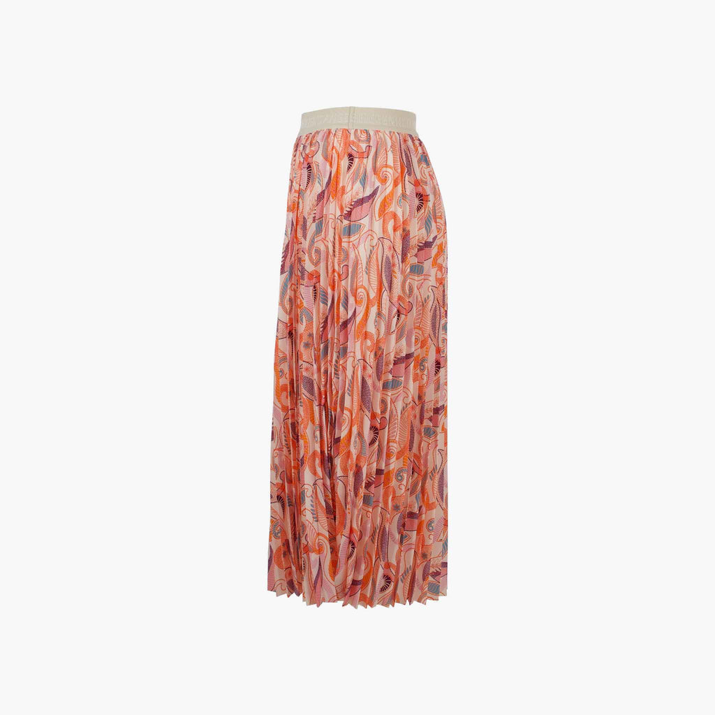 Plisseerock Print | multicolor