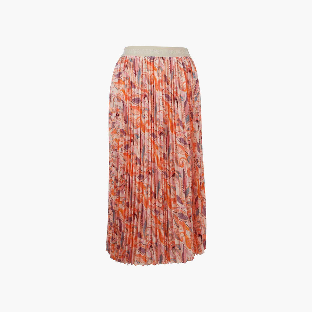 Plisseerock Print | multicolor