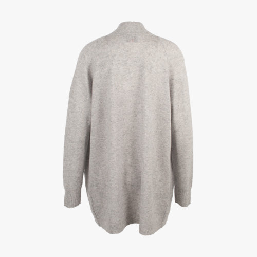 Rippencardigan uni (hellgrau, 32) | hellgrau