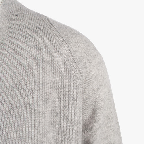 Rippencardigan uni (hellgrau, 32) | hellgrau