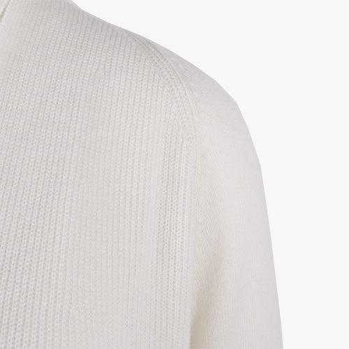 Rippencardigan uni (offwhite, 32) | offwhite