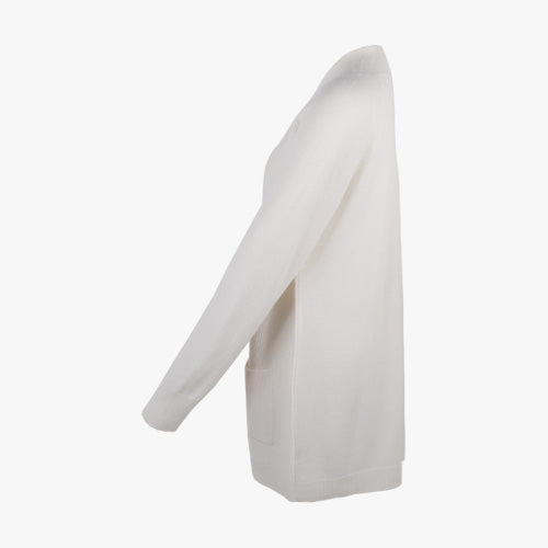 Rippencardigan uni (offwhite, 32) | offwhite