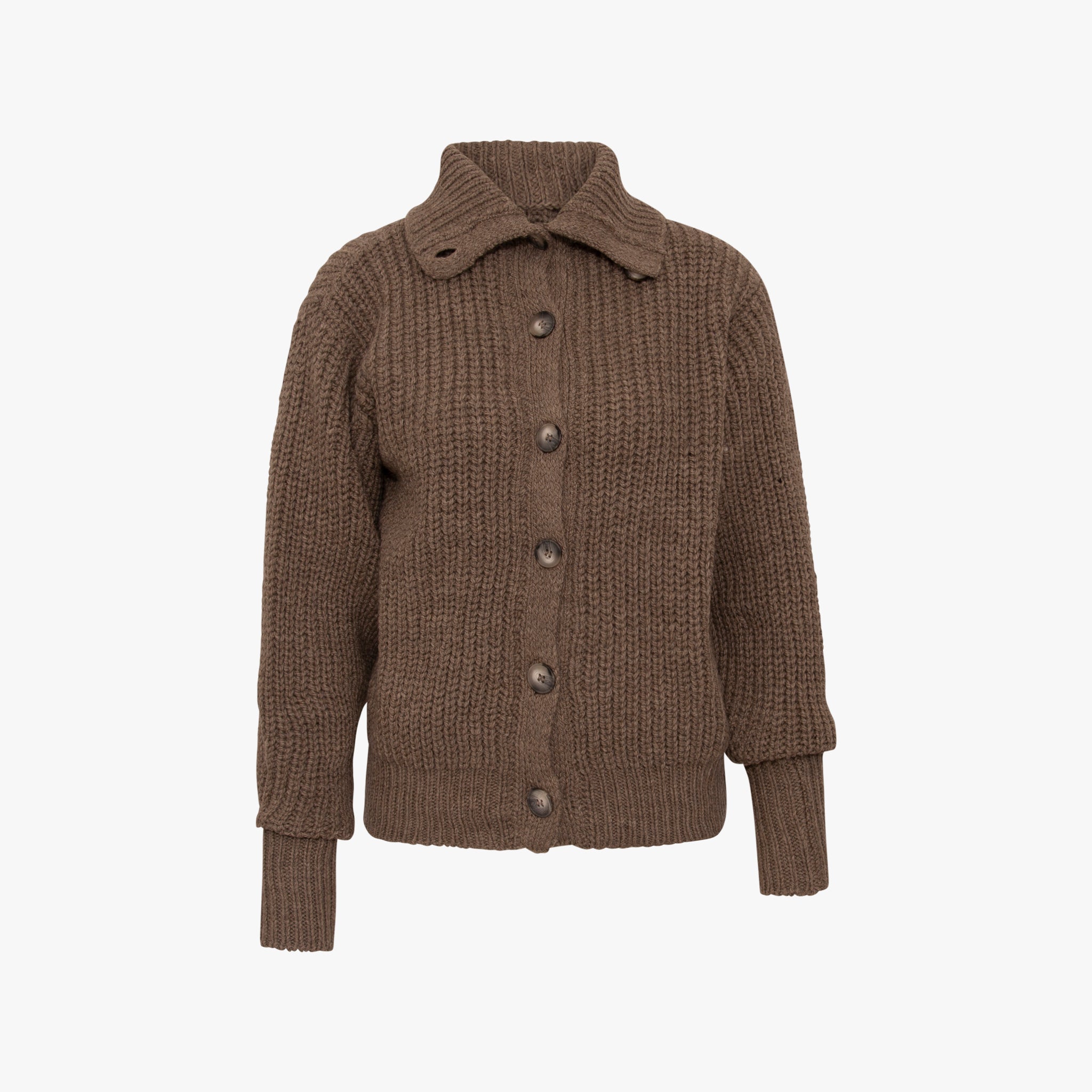 Grobstrickjacke | mud