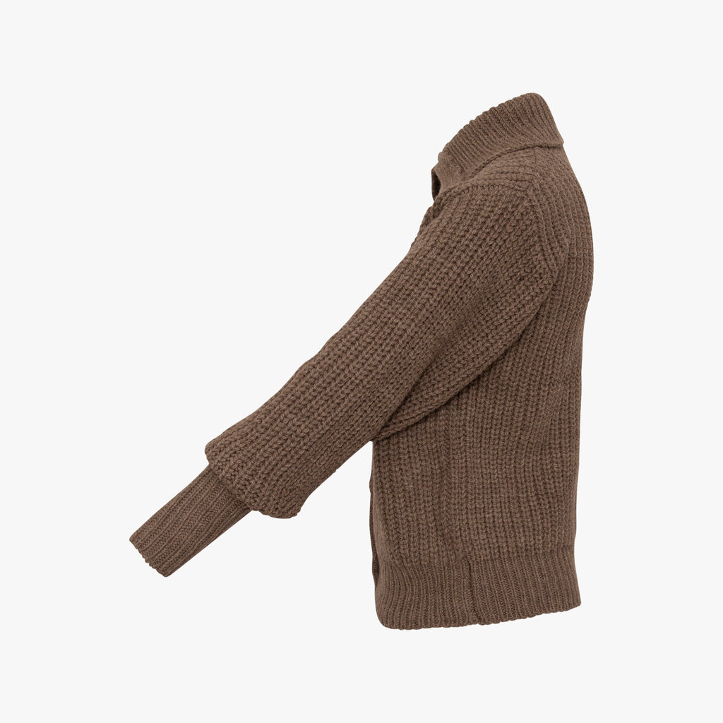 Grobstrickjacke | mud