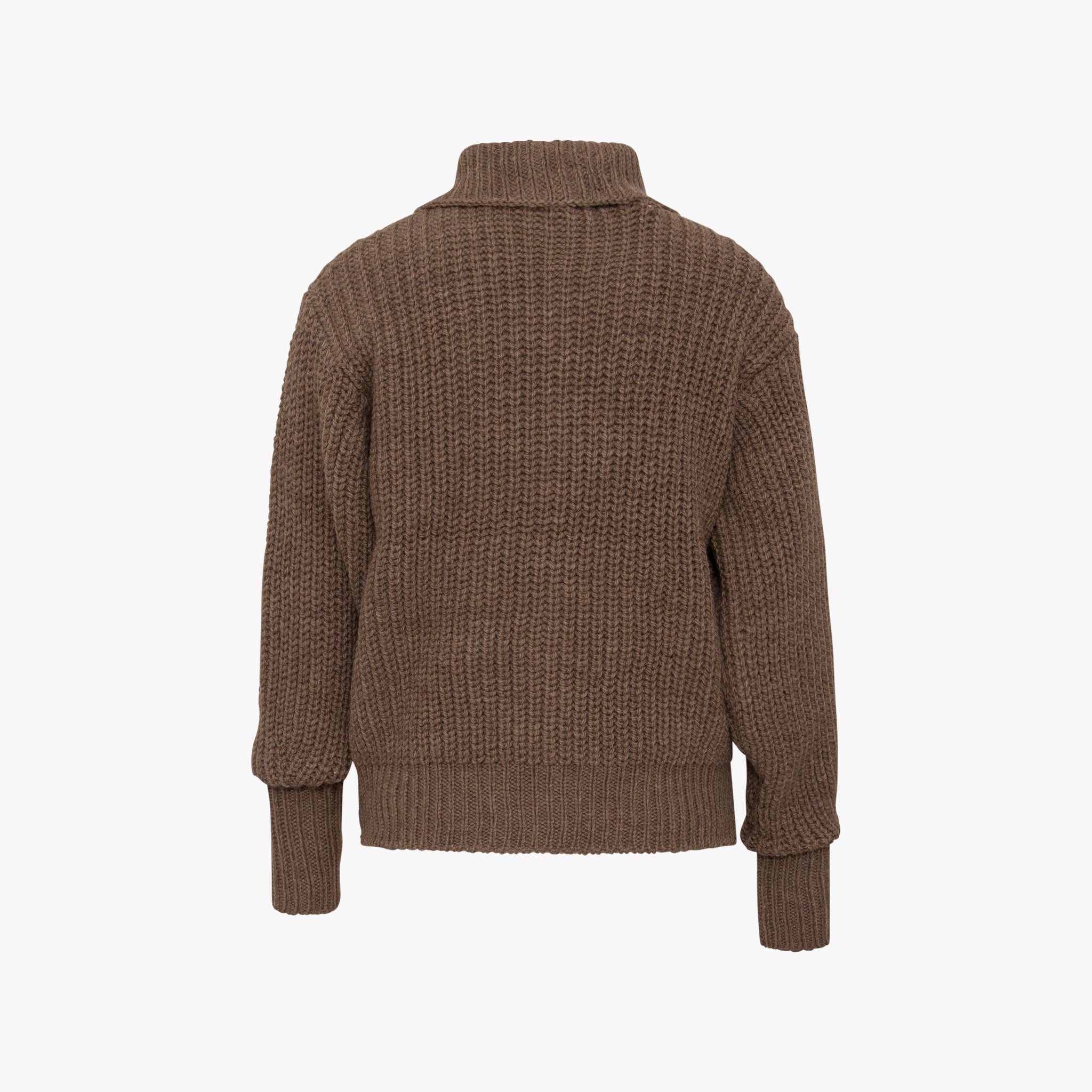 Grobstrickjacke | mud