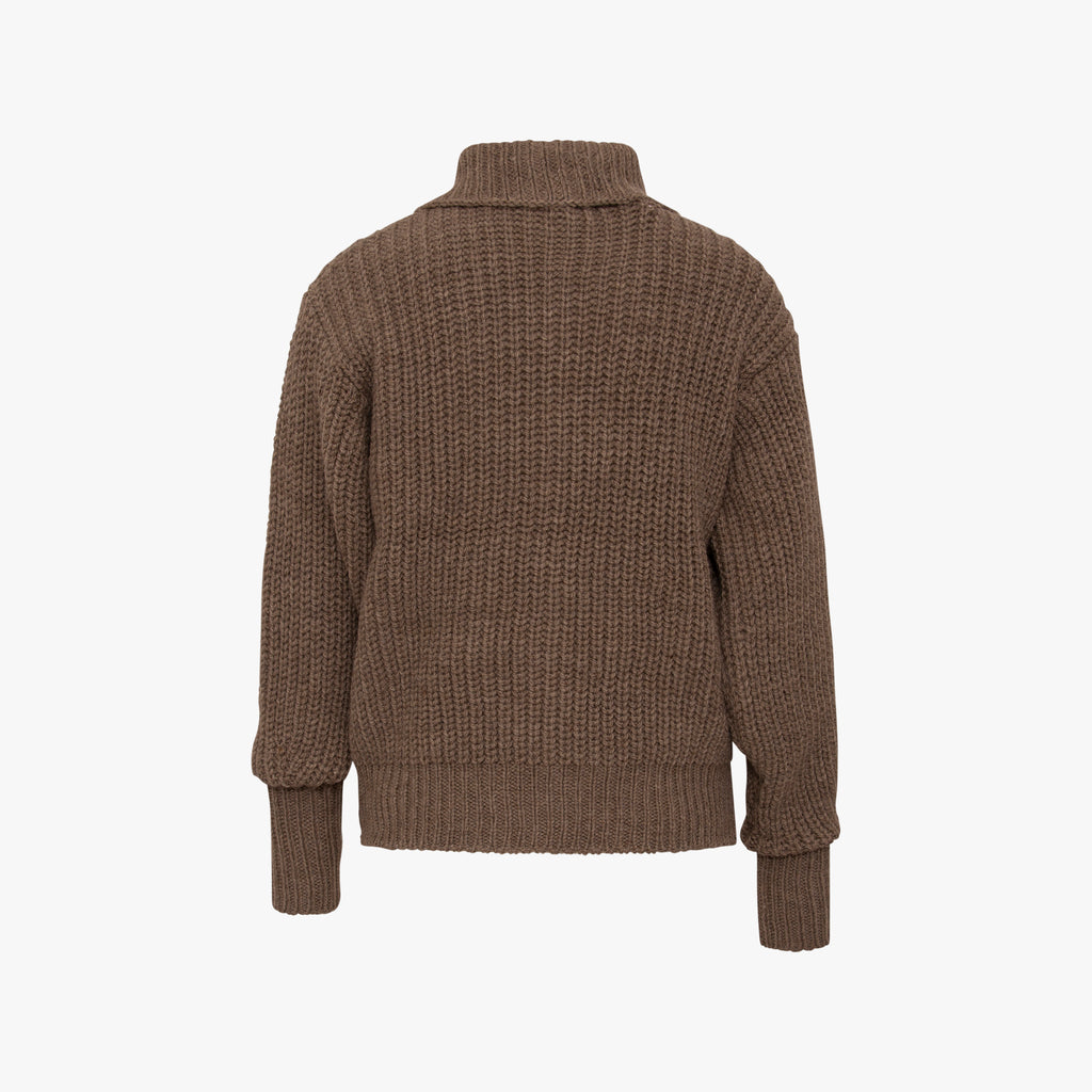 Grobstrickjacke | mud