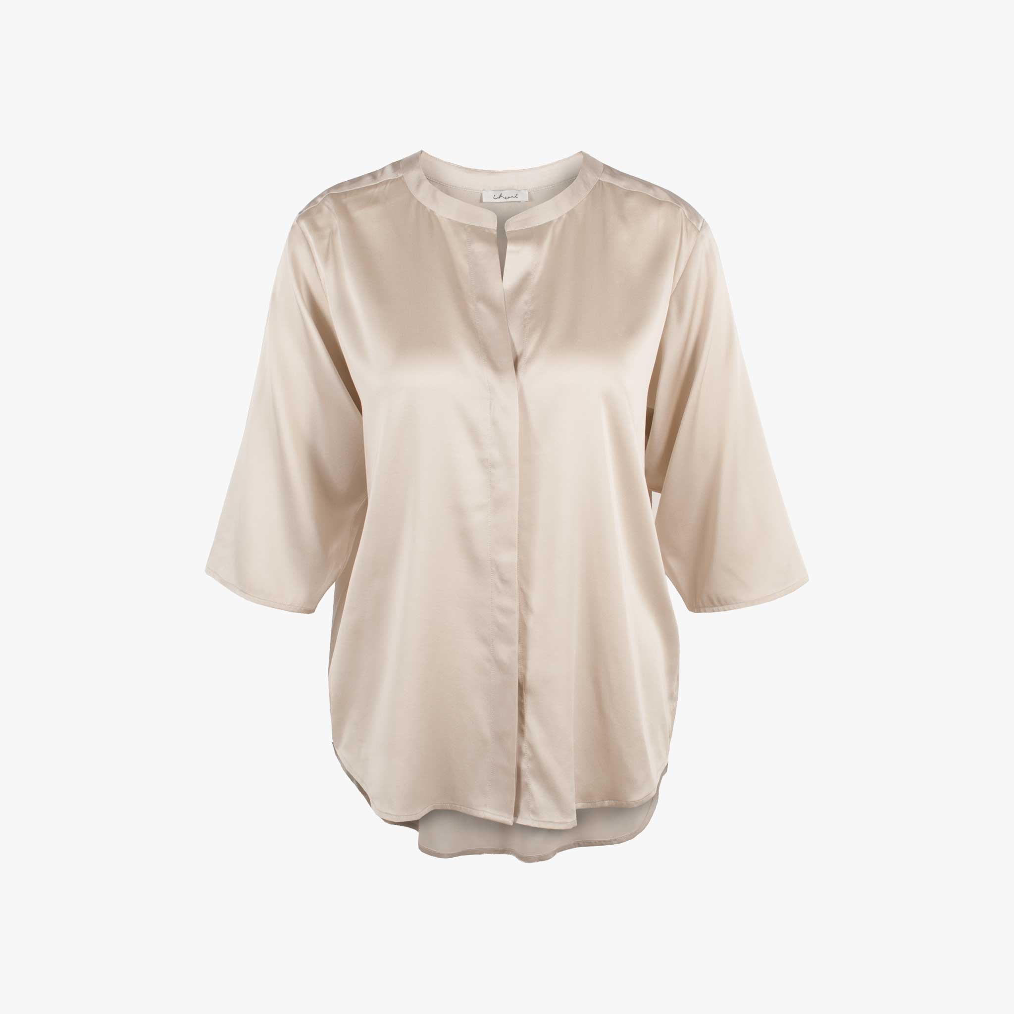 iheart Bluse Seidensation Missy | greige