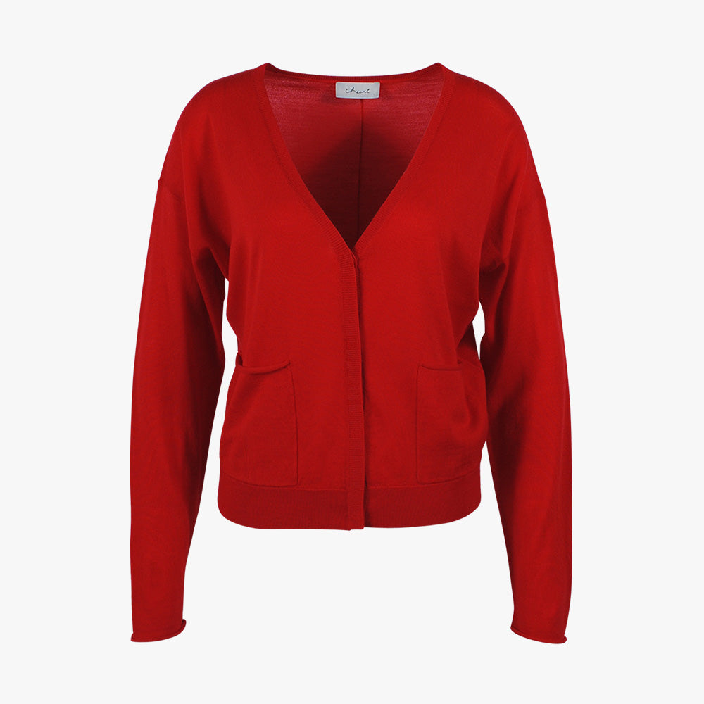 Cardigan Lesley (red, XS) | red