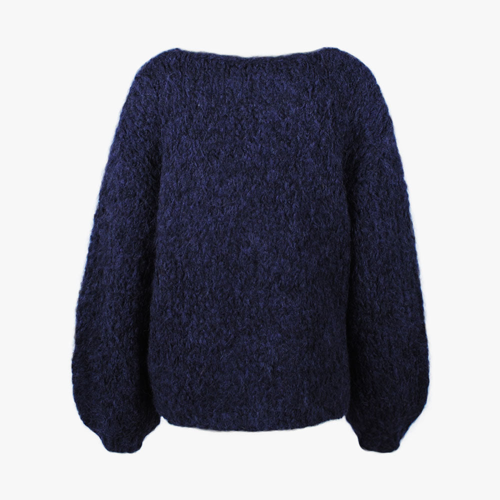 Grobstrickpulli Lenya (lila, XS) | lila