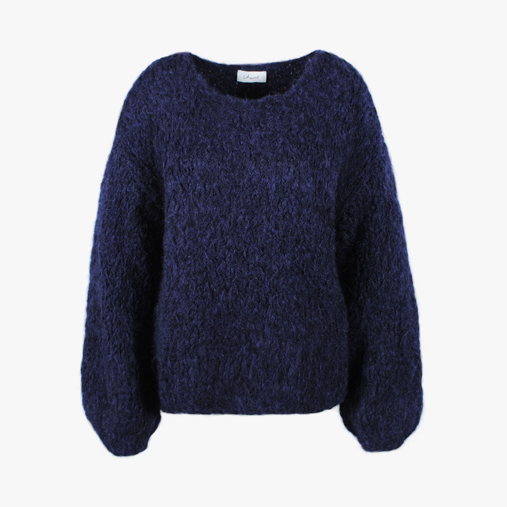 Grobstrickpulli Lenya (lila, XS) | lila