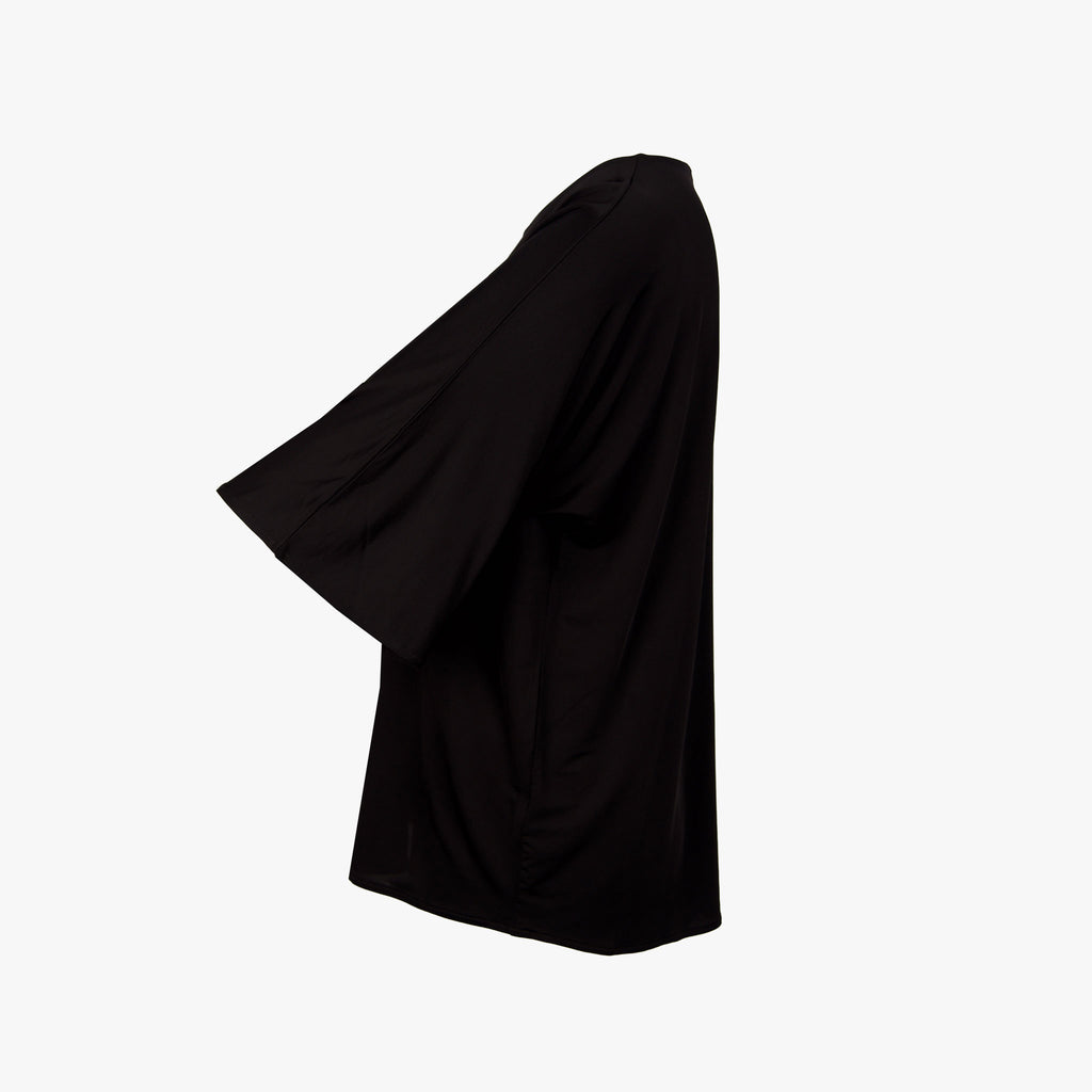 iheart Rundhals Blusenshirt uni | schwarz