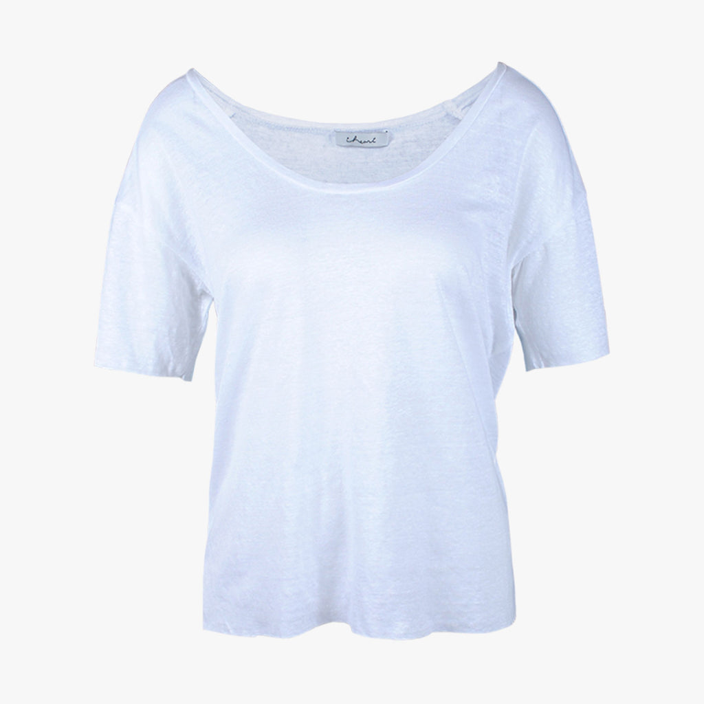 1/2 RH-Leinenshirt Romea (weiß, XS) | weiß