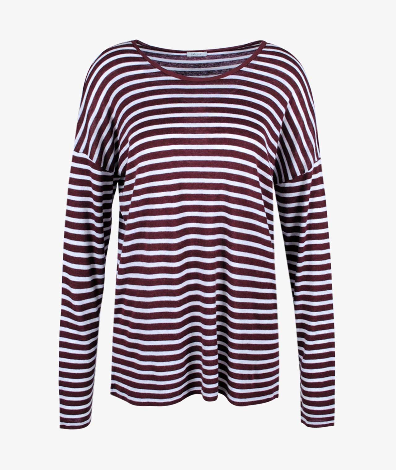Ringelshirt Becky | bordeaux