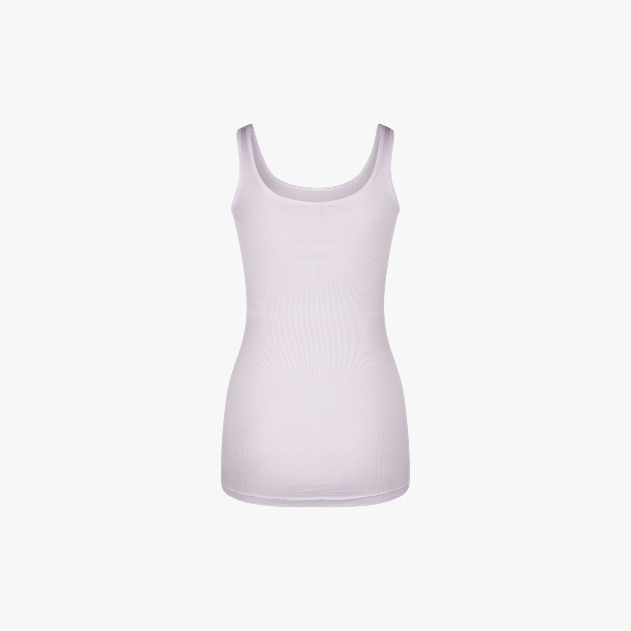 iheart Rippentop lang Sarina | weiß