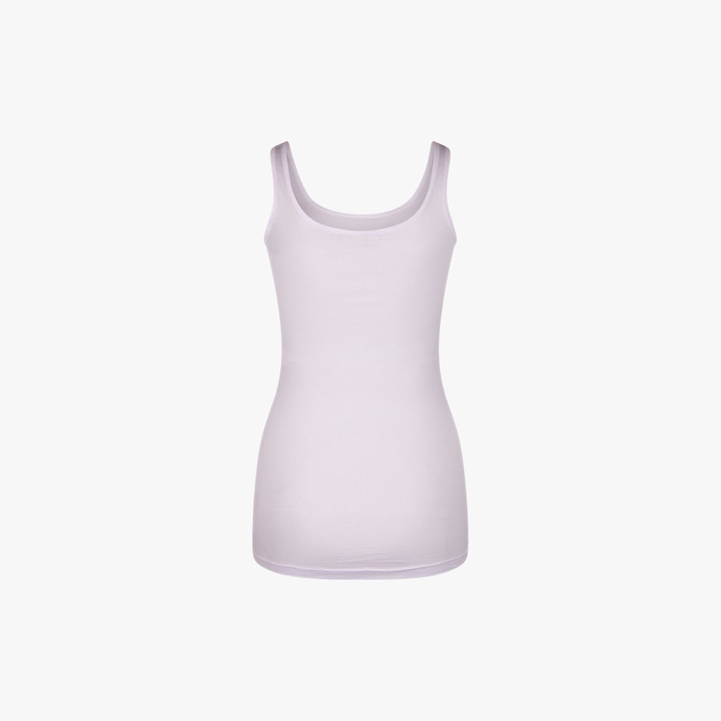 iheart Rippentop lang Sarina | weiß