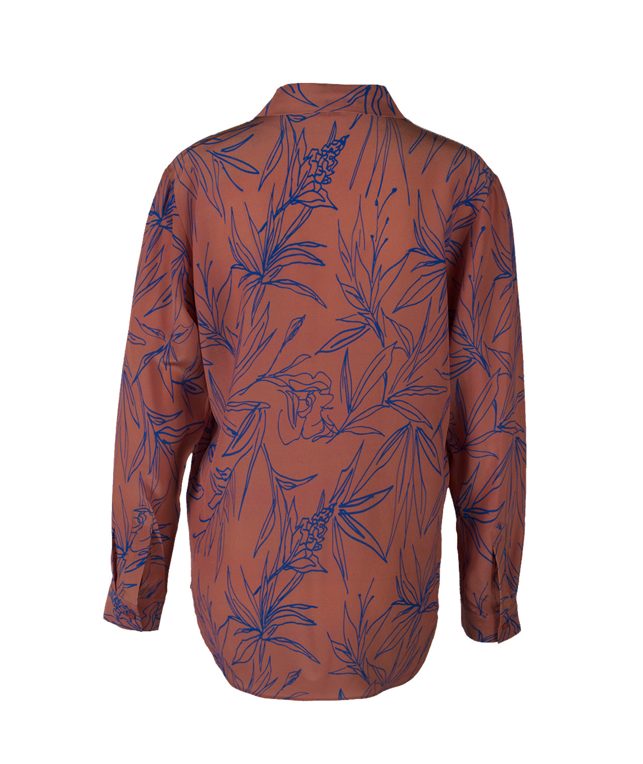 Seidenbluse Print | rosenholz