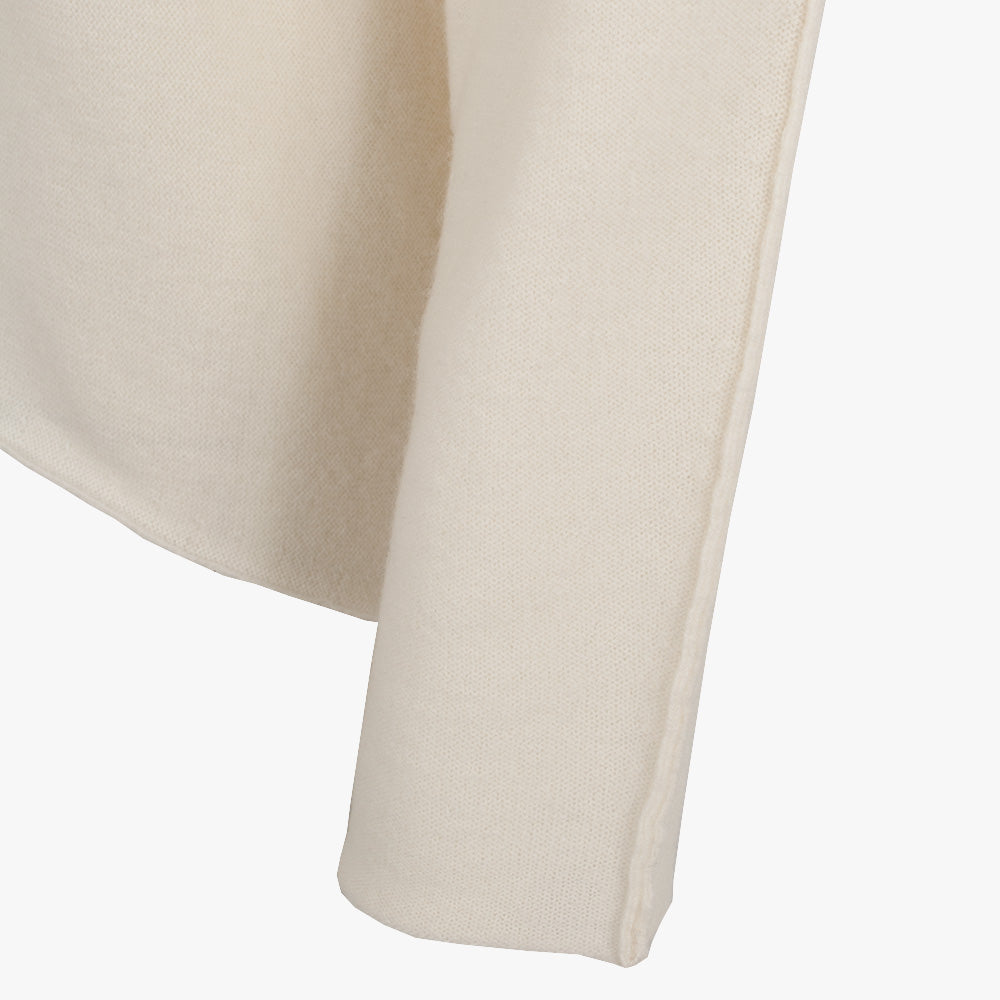 V-Pulli Mittelnaht | offwhite