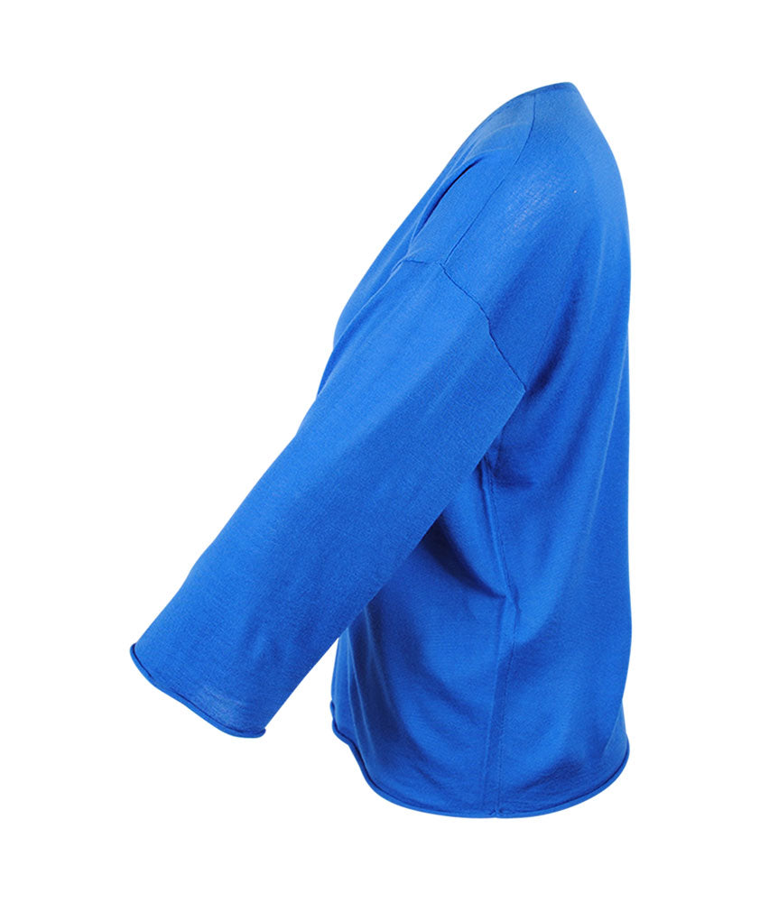 V-Pullover Ivera | blau