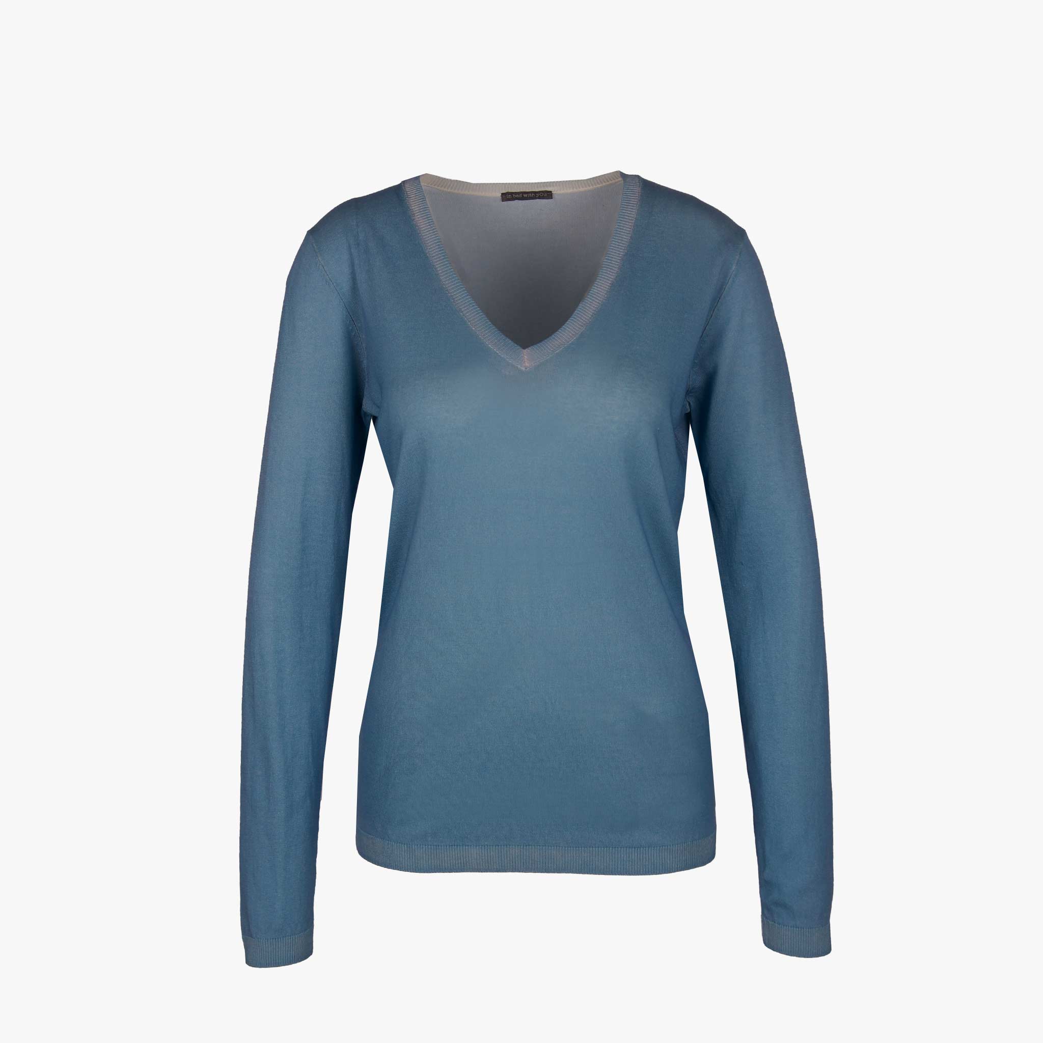 In bed with You V-Pulli | blau