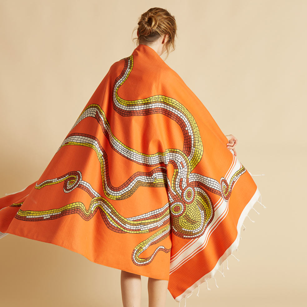 Inouitoosh Badetuch Lula | orange