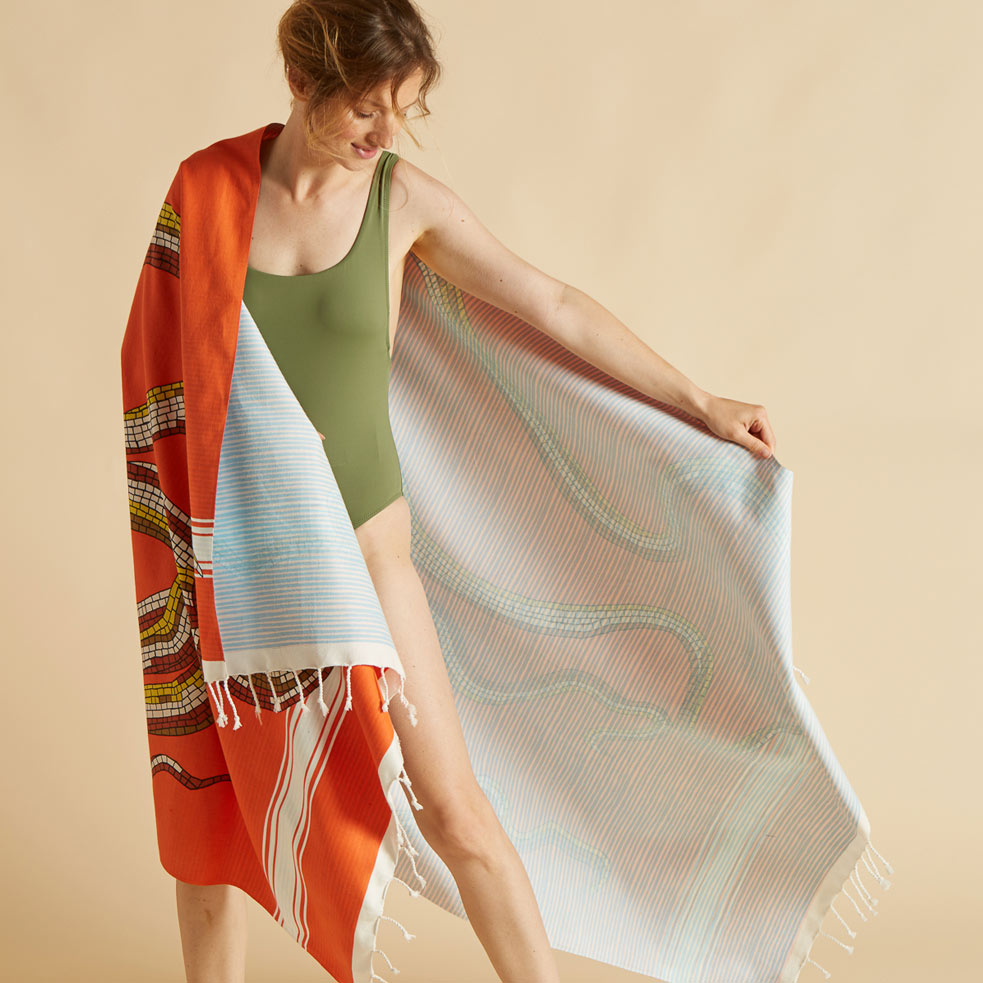 Inouitoosh Badetuch Lula | orange