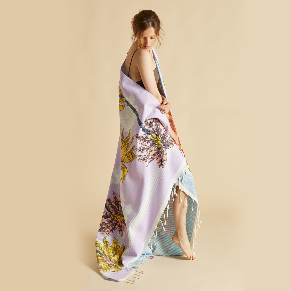 inoui Badetuch Robinson | lila