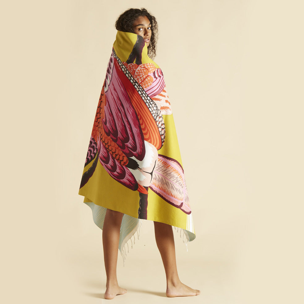 inoui Badetuch Toucan | gelb