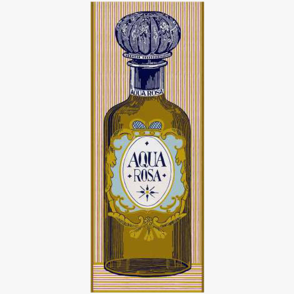 Inouitoosh Schal Aqua Rosa | gelb