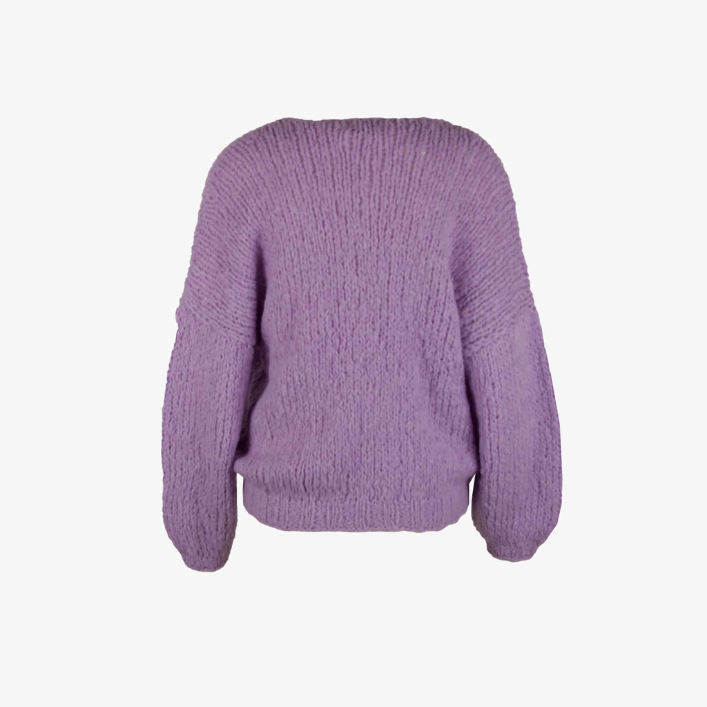 Inti Grobstrickjacke Leni | lavendel