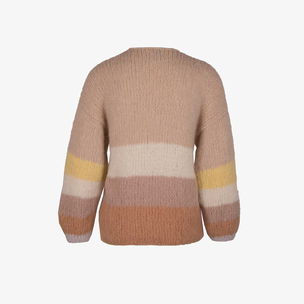 INTI Grobstrickjacke Linda | beige