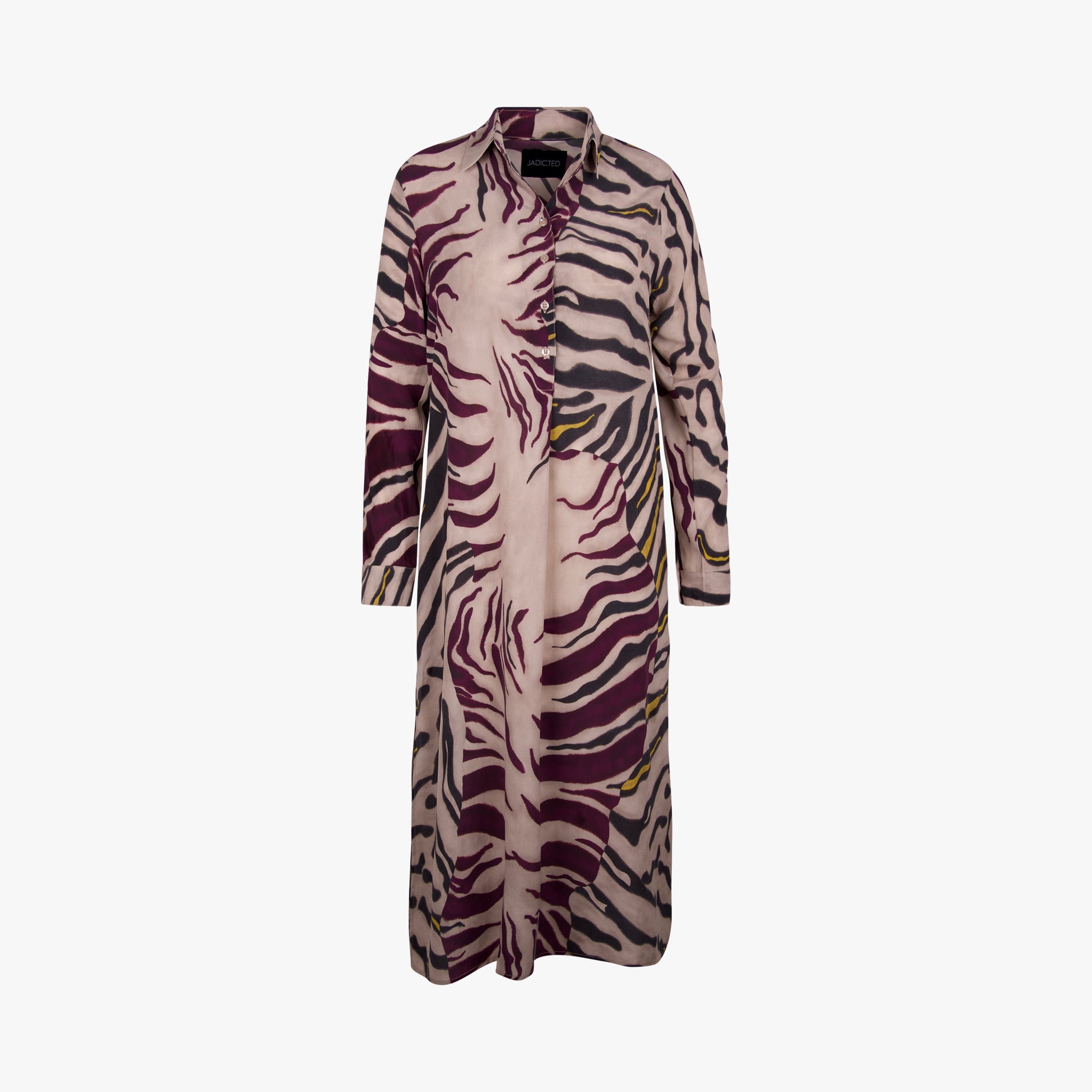 Jadicted Seidenkleid Print | mauve