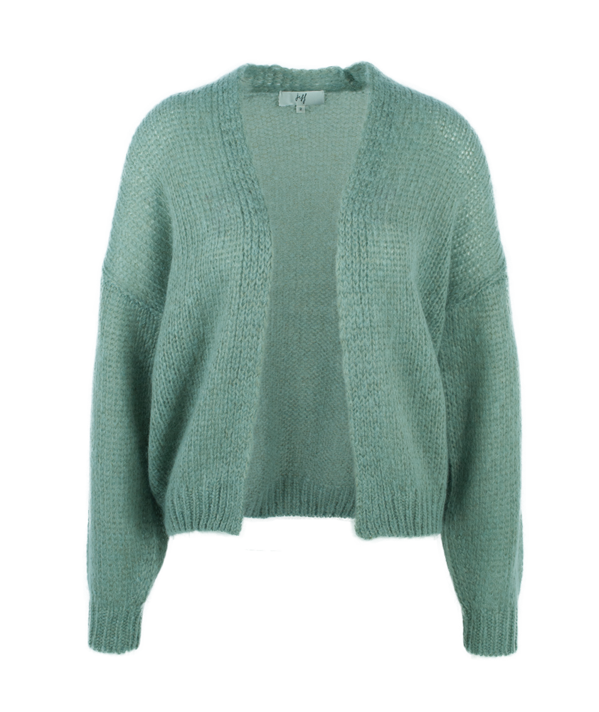 Strickjacke uni | minze