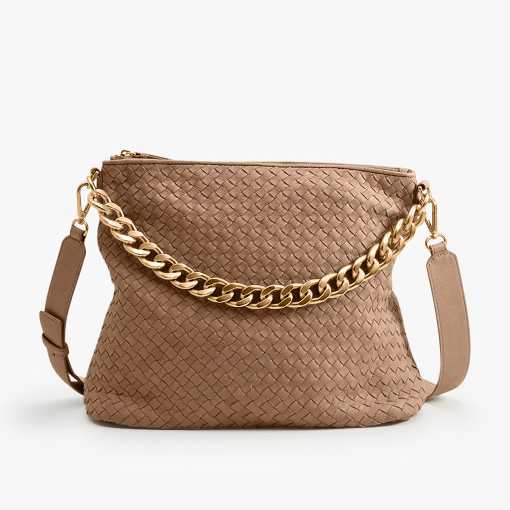 Handtasche braided | beige