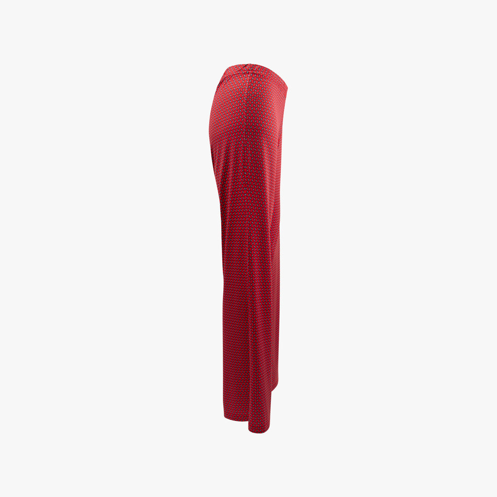 Hose weit Geoprint | rot