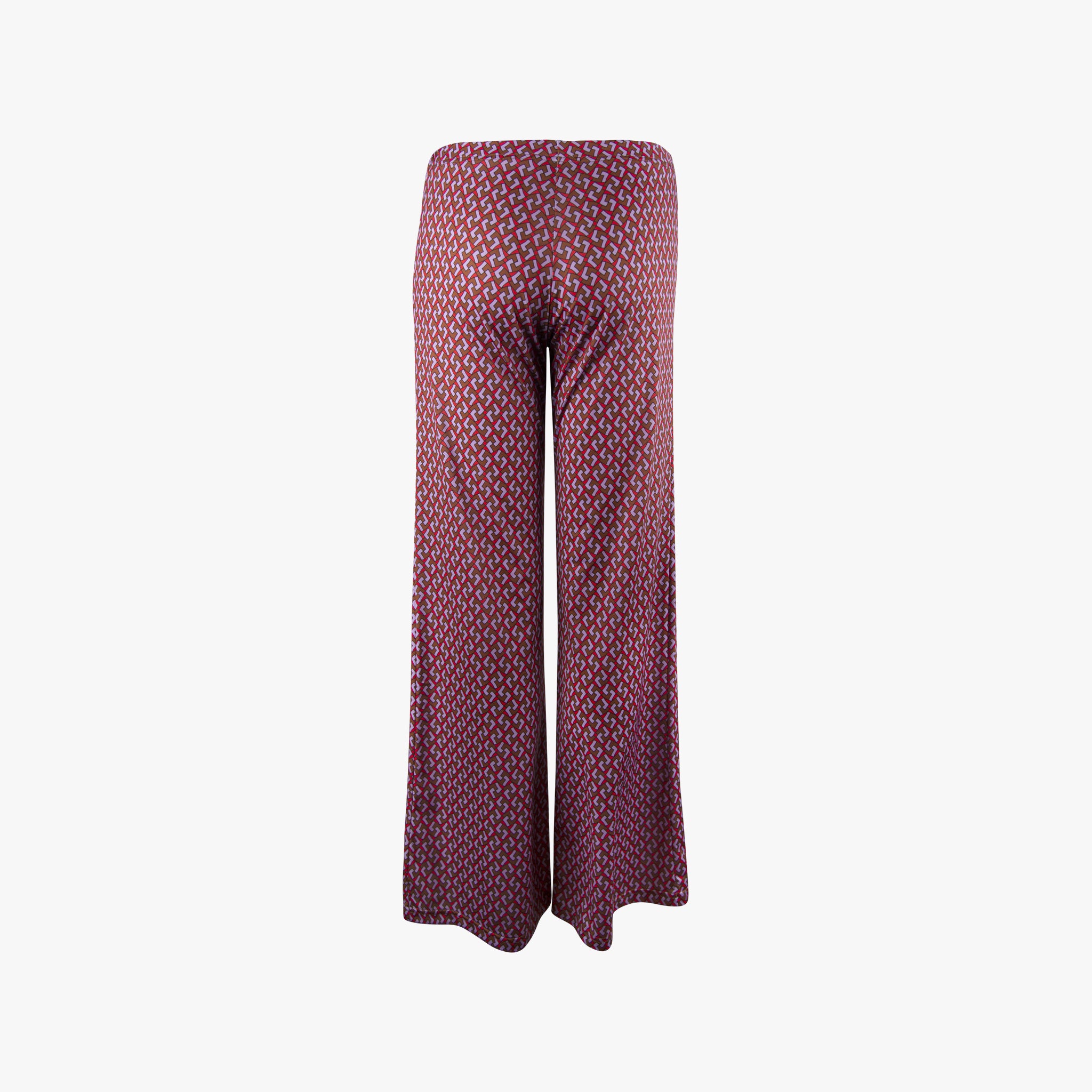 Justmine Hose Blowprint | braun
