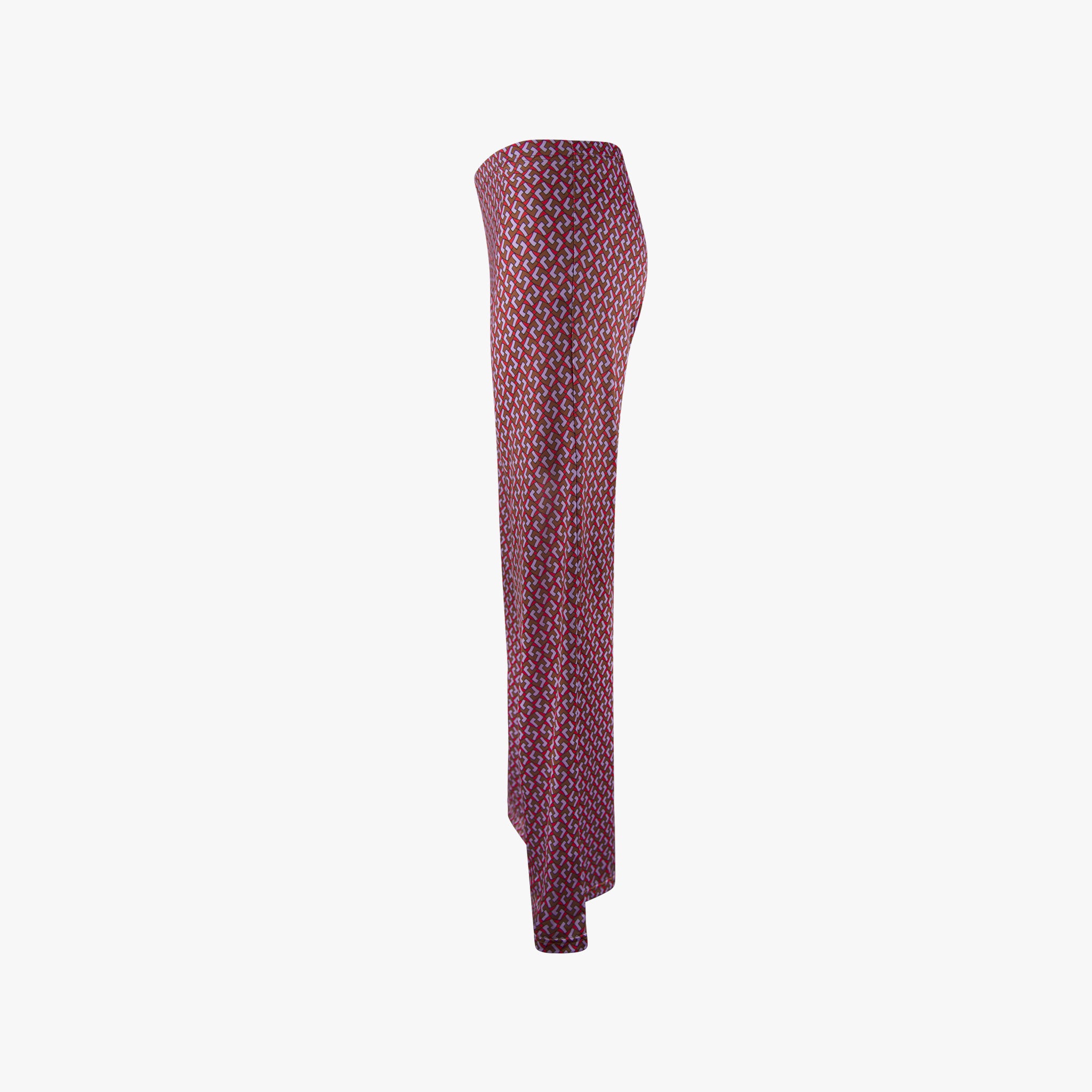 Justmine Hose Blowprint | braun