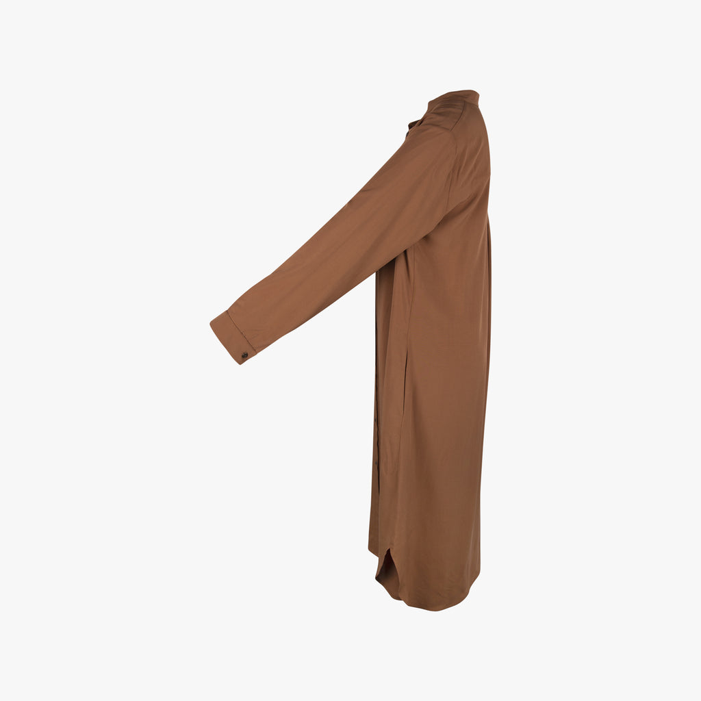 justmine Mantelkleid uni | braun