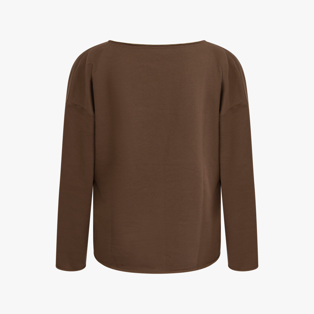 Sweater uni | oliv