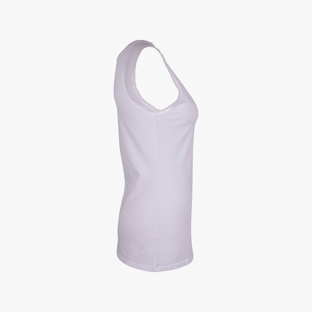 juvia Longtop Satinkante | weiß