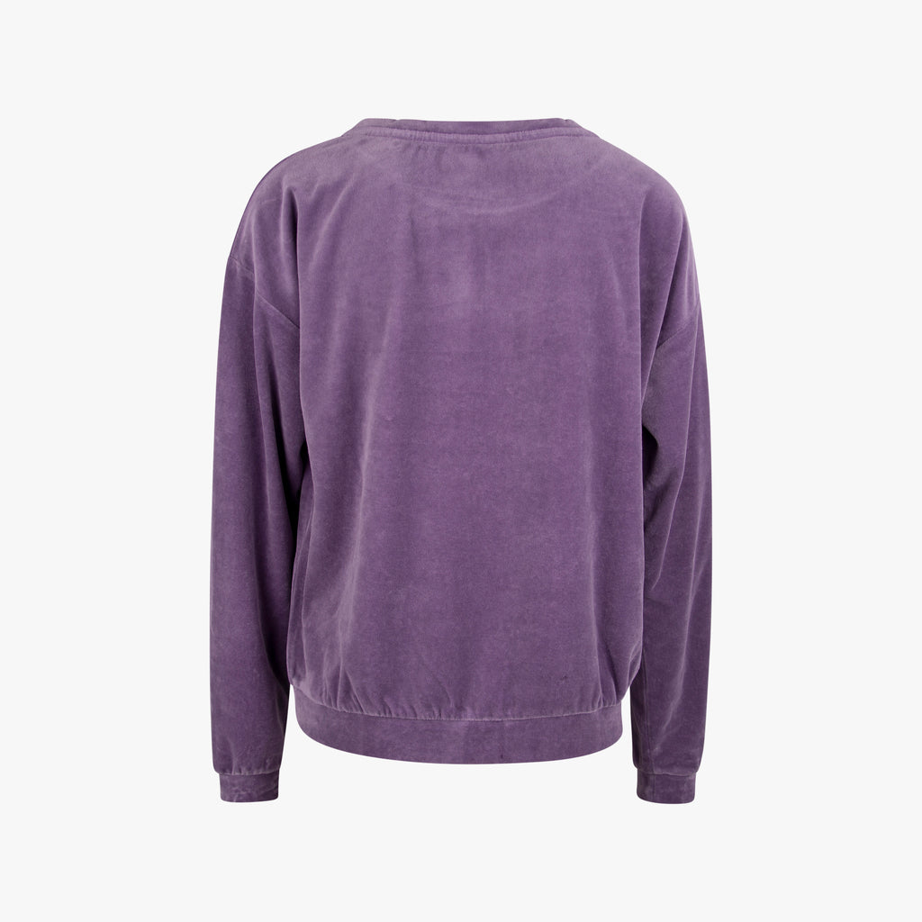 juvia Sweater Velvet | lila