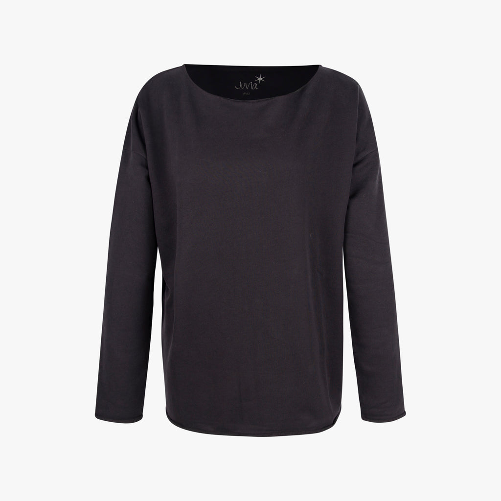 juvia Sweater uni | schwarz