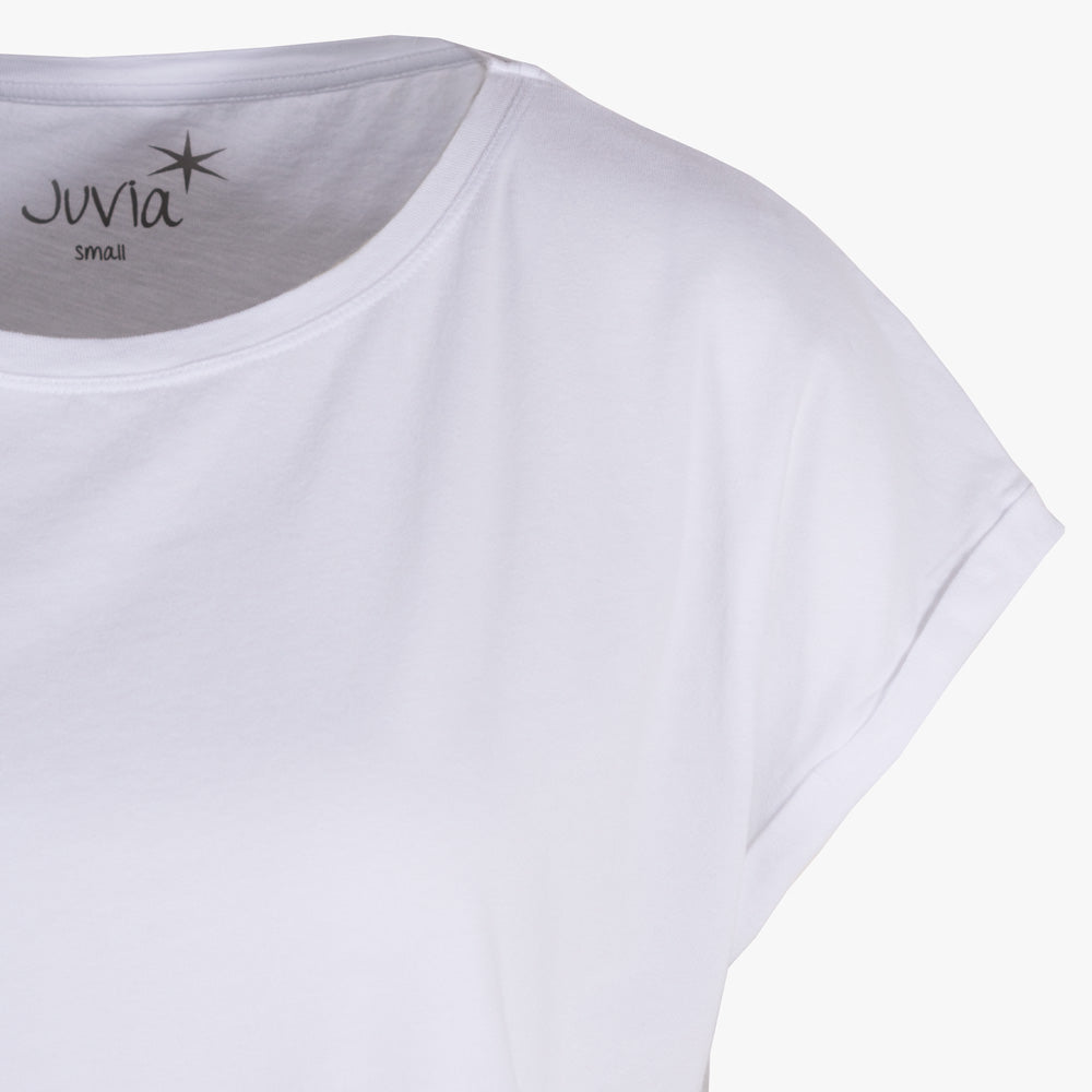 Juvia Boxyshirt uni | weiß