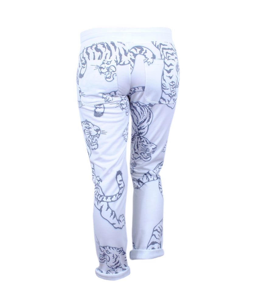 Hose Tigerprint | weiß