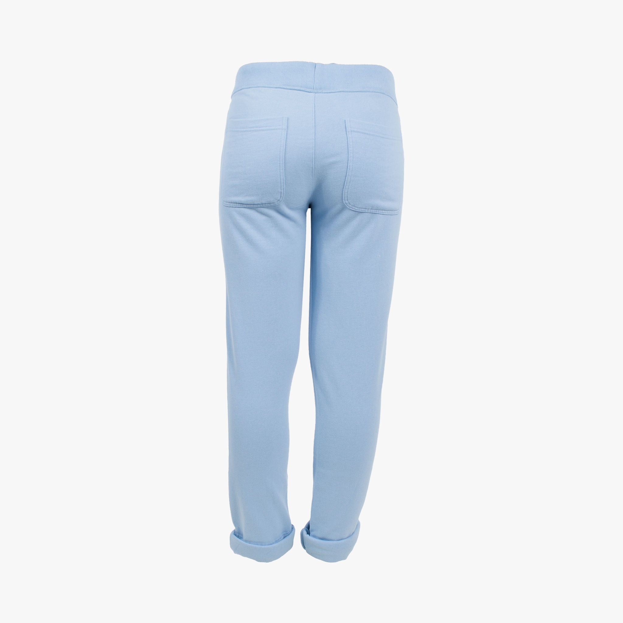 Hose Umschlag uni | hellblau