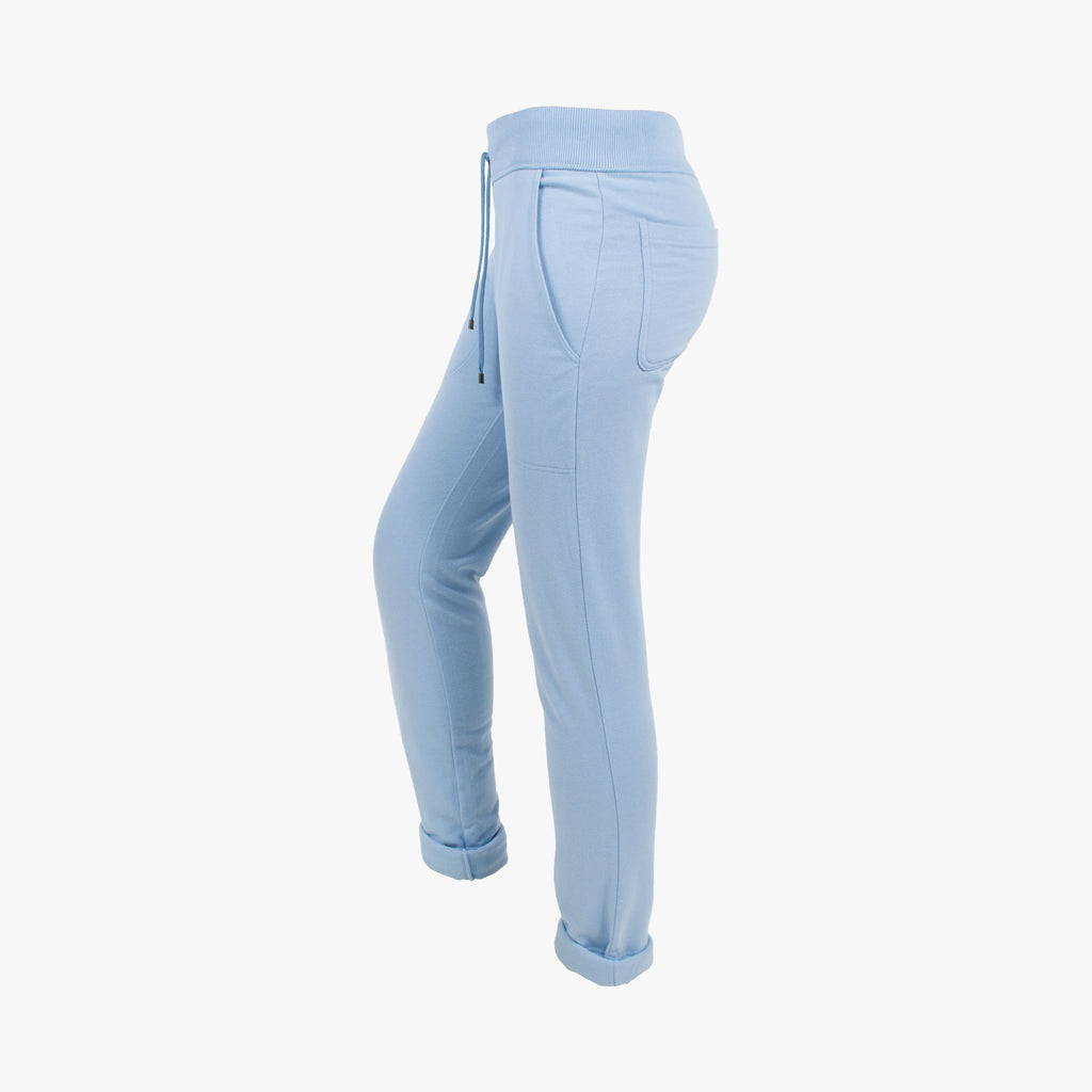 Hose Umschlag uni | hellblau