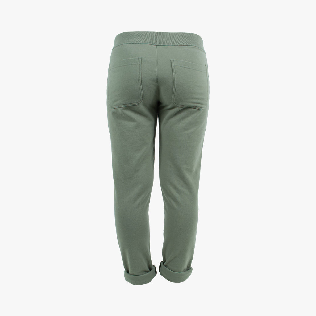 Hose Umschlag uni | khaki