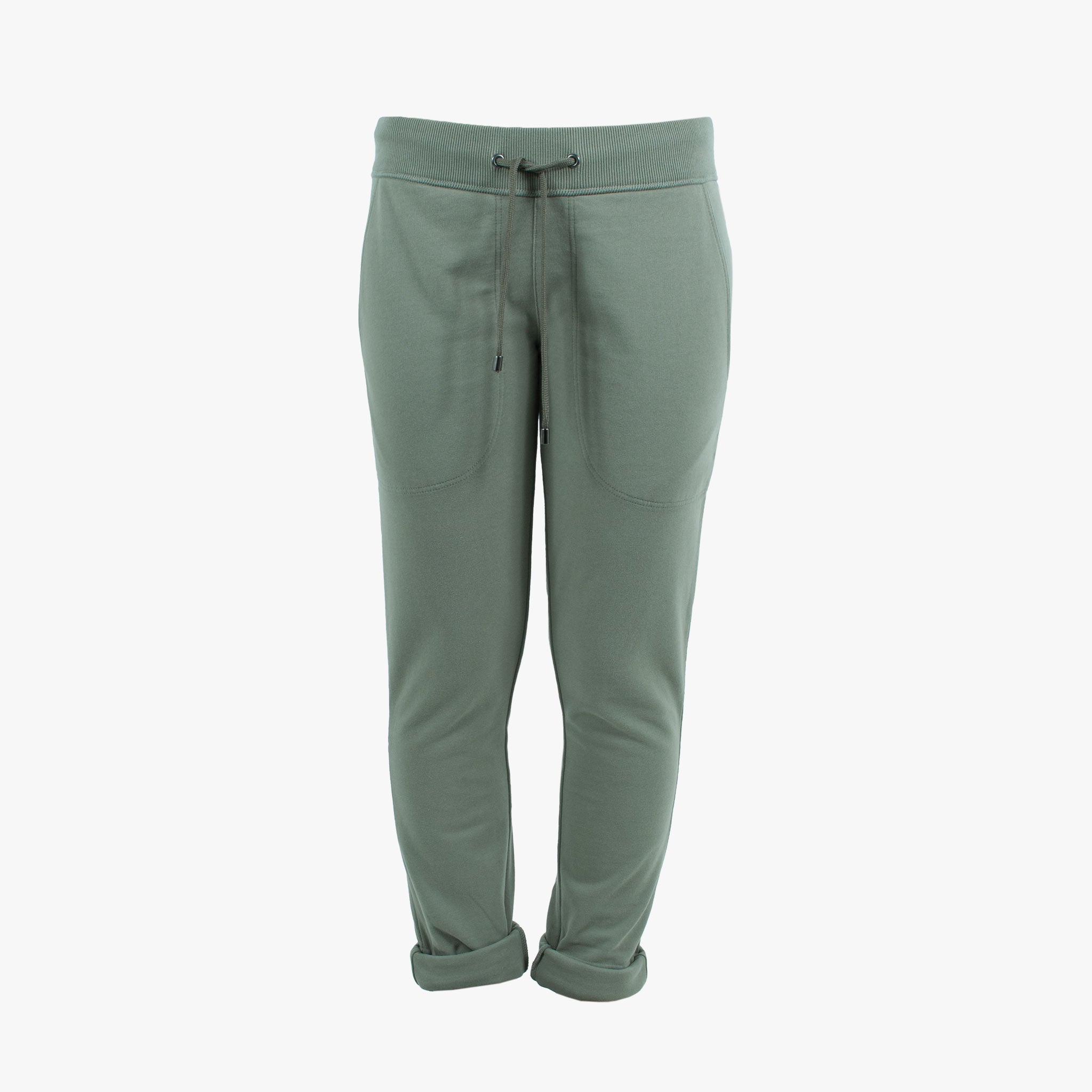 Hose Umschlag uni | khaki