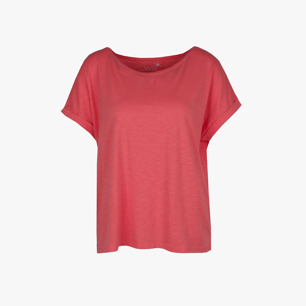 Juvia Rundhals Shirt | pink
